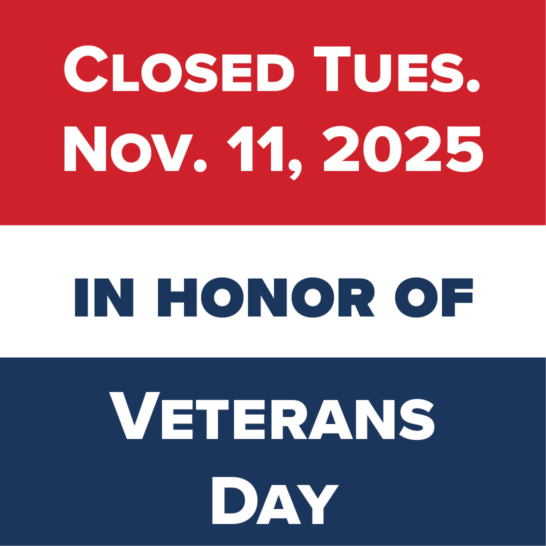 Both ARC Branches will be closed on 11/11/25 in observance of Veterans Day